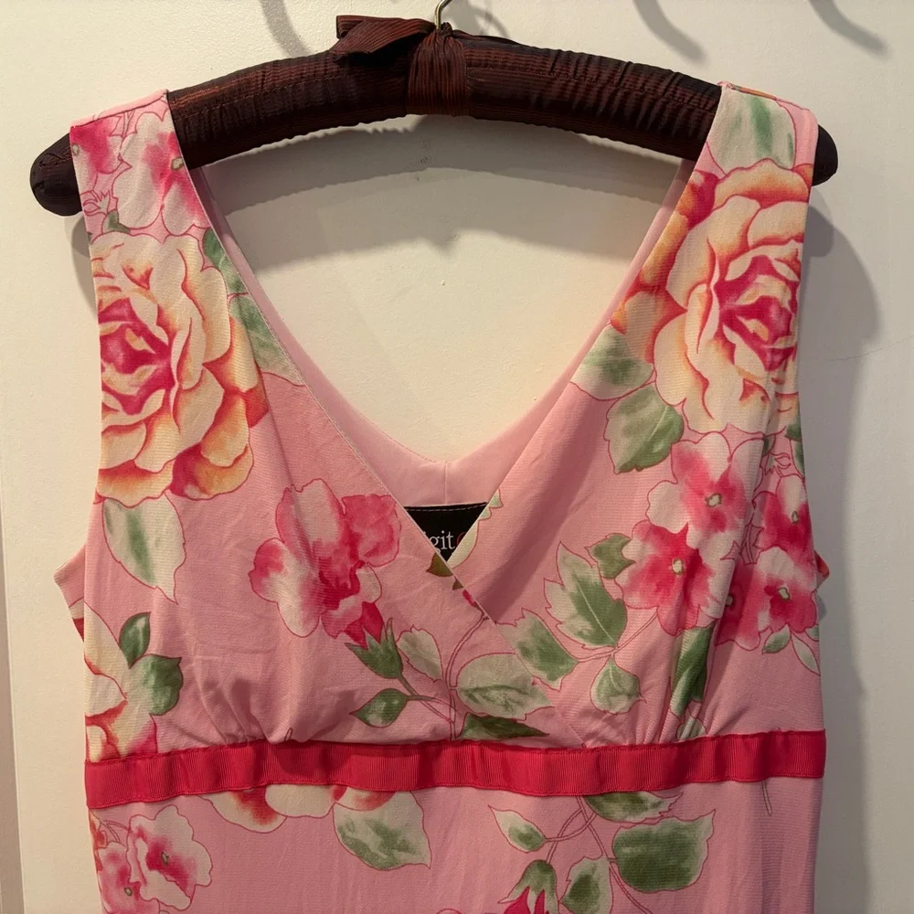 Y2K Floral Pink mini dress - Picture 6 of 15